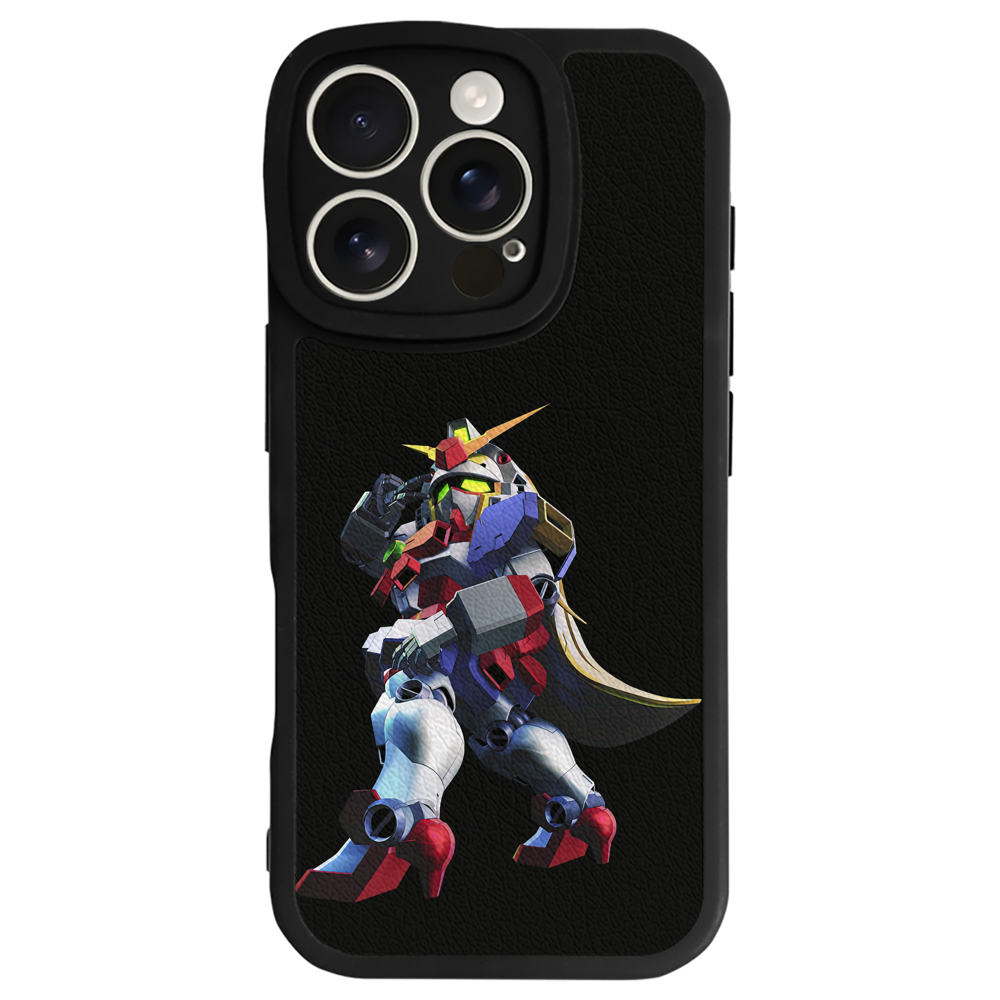 （画像用） 機動戦士ガンダム Mobile Suit Gundam 【iPhone 16シリーズ対応】シリコンスマホケース（レザー調） 材質：シリコン